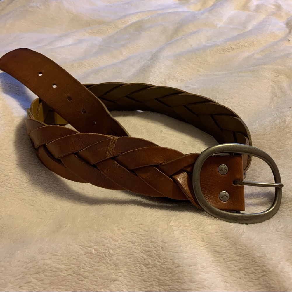 Leather belt